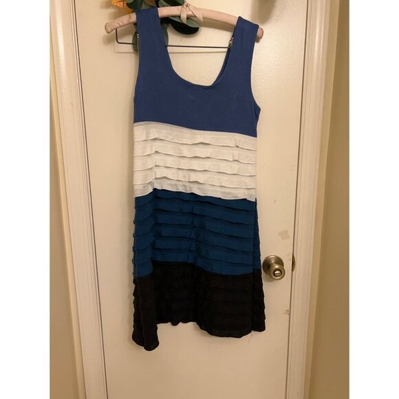 Vintage Vibe Dress/Boho/Layered/Crochet/Sleeveless Dress - Picture 6 of 12